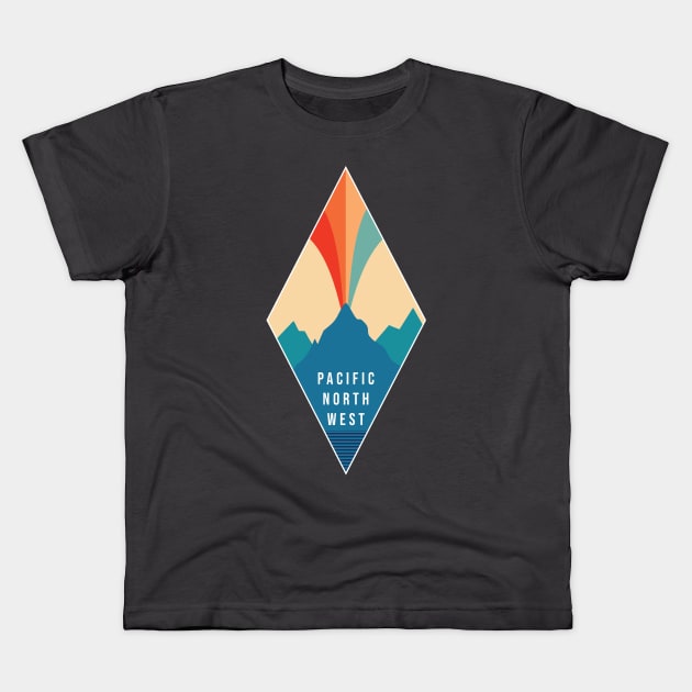 Pacific Northwest Kids T-Shirt by Caden Davis Designs